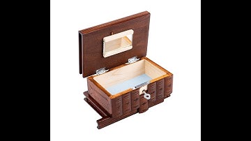 wooden puzzle box in 5 steps