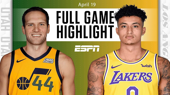 Utah Jazz at Los Angeles Lakers | Full Game Highlights