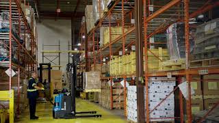 BGS-30-LI Powered Walkie Stacker