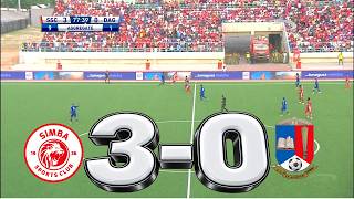 SIMBA SC (3) vs (0)15 DE AGOSTO - CAF CHAMPIONS LEAGUE | MAGOLI YOTE