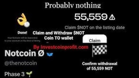 Notcoin Cliam On OKX | BInancen | Complete Vedio