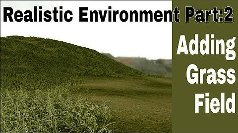 How to make Grass Field In Blender| Realistic Environment In Blender Part 2