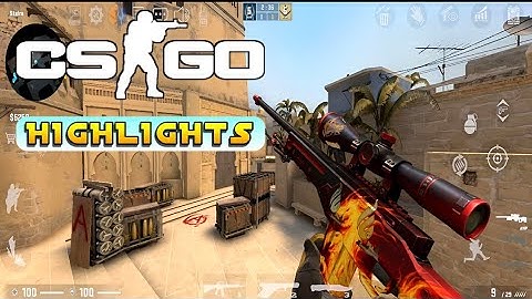 CSGO Mobile - HIGHLIGHTS Gameplay | Mirage Map | Counter Strike Global Offensive