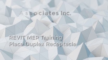 REVIT 2017 MEP - Place Duplex Receptacle