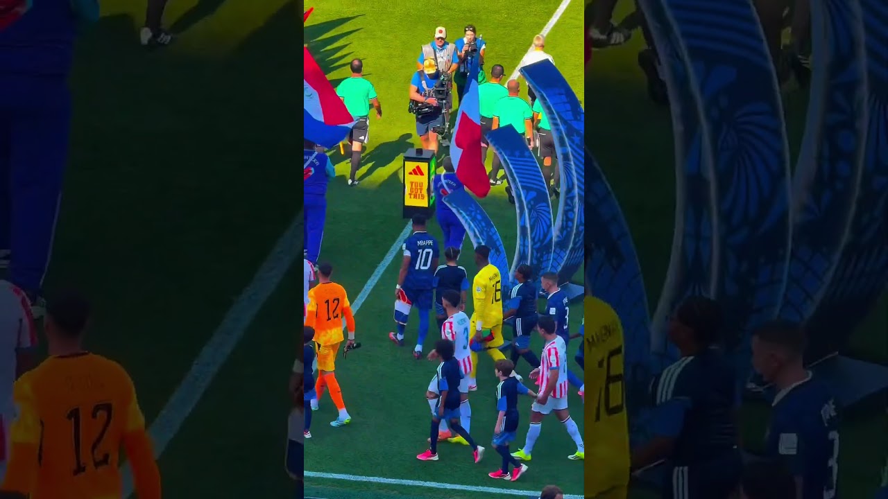 Enjoying covering and now watching my first FIFA World Cup! | France vs Paraguay | #shorts #france