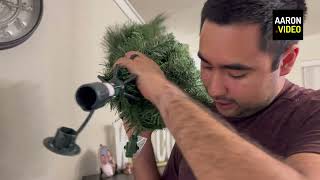 Cheap Walmart Christmas Tree Setup & Review: Holiday Time T41