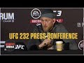 Alexander Gustafsson UFC 232 Post-Fight Press Conference | ESPN MMA