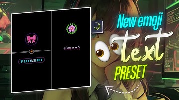 New Viral Emoji Text Animation Video Editing 😅 trending video editing | Alight Motion | #xml #preset