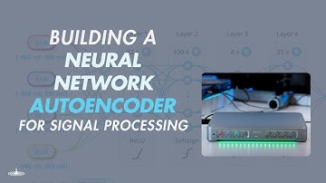 Building a neural network autoencoder for signal processing