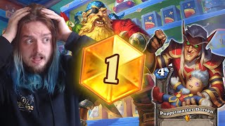 How to DEAL 50 DAMAGE w/ Puzzlemaster Dorian Rogue... The GOLDEN COMBO of Hearthstone...