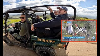 HELPING COPS FIND A *HELICOPTER CRASH*!!