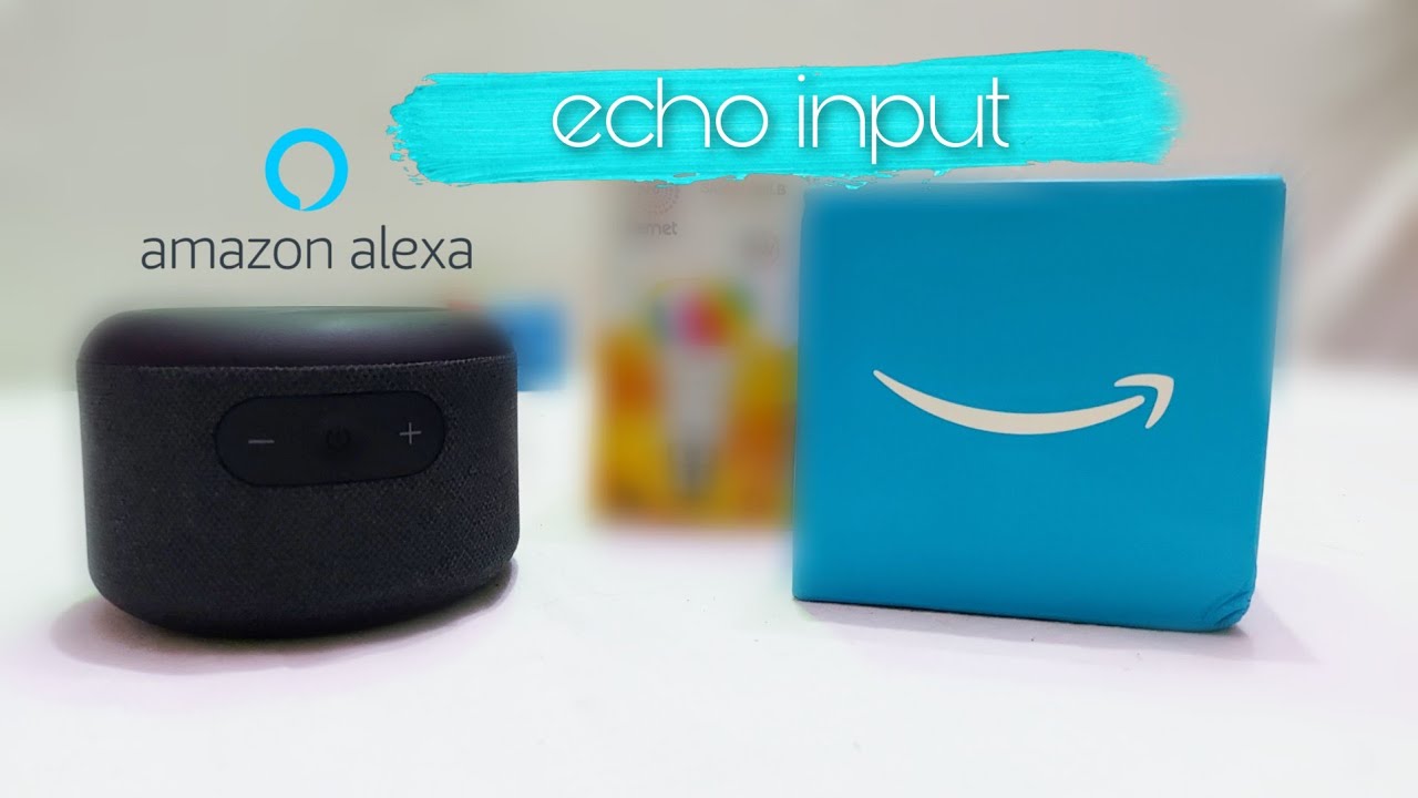 Amazon echo input unboxing | Alexa Portable Smart Speaker
