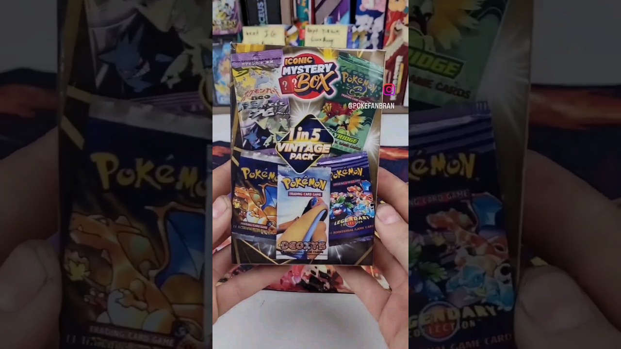 Opening a $200 Pokemon Iconic Mystery Box (4 Packs and a Graded Card)