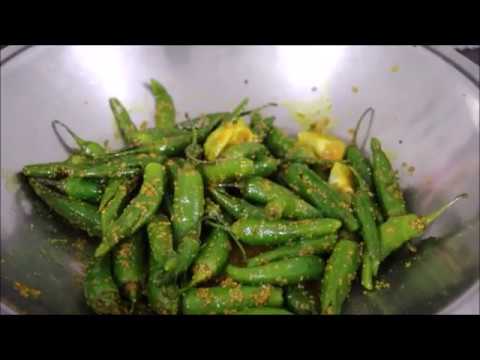 વઢવાણી રાયતા મરચાનું અથાણુ | Green Chilli Pickle || Food Shiva