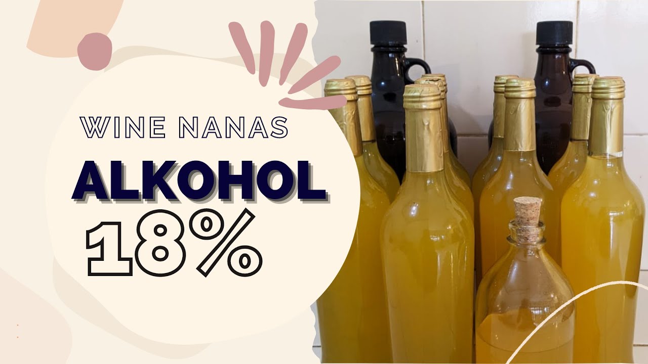 Cara Mudah membuat Wine dari Buah Nanas - KADAR ALKOHOL 18% | Part 1