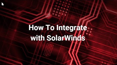 How To Integrate SolarWinds with SendQuick to send SMS Alerts (Text Alerts)