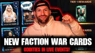 *EARN ODDITIES* New Faction War Cards + Live Events! WWE2K24 MyFACTION Content Review + Packs