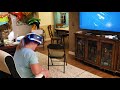 Facing her fears in VR! She couldn't handle it!