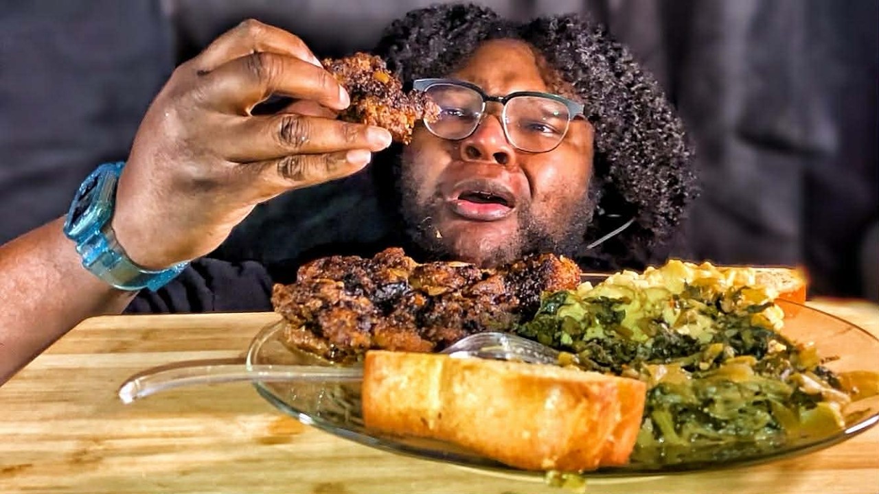 Utterly Delectable Pork Chop Dinner Mukbang