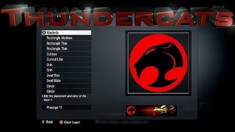 Thundercats Emblem/Logo : Call of Duty Black Ops (Emblem Editor Series) Episode 10