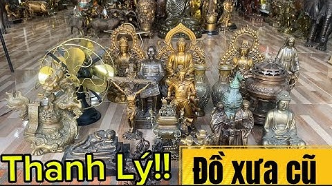 Quạt đồng xưa _ tượng đồng xưa _ Tam thế Phật #độclạcầnthơ #doco 