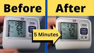 Lower Blood Pressure in 5 minutes  Two Proven Methods