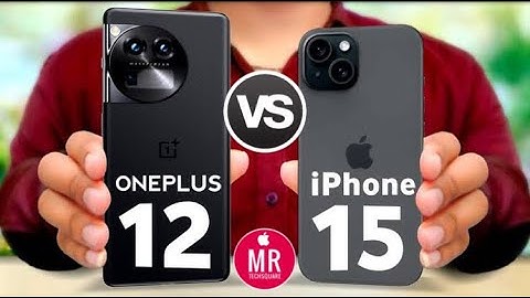 OnePlus 12 Vs iPhone 15  #mrtechsquare #iphone15 #oneplus12