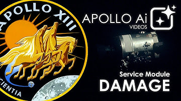 APOLLO 13 - Service Module Damage
