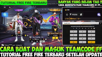 CARA MEMBUAT DAN MASUK ROOM DENGAN TEAMCODE DI FREE FIRE