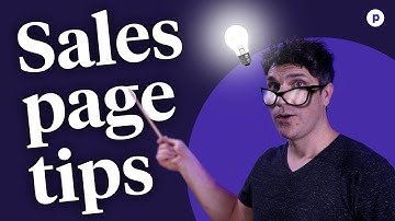 Sales page tips - Using the buyer