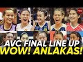 Avc lineup reveal uaap stars w pvl best national team nga talaga kayang maging top sa pool a