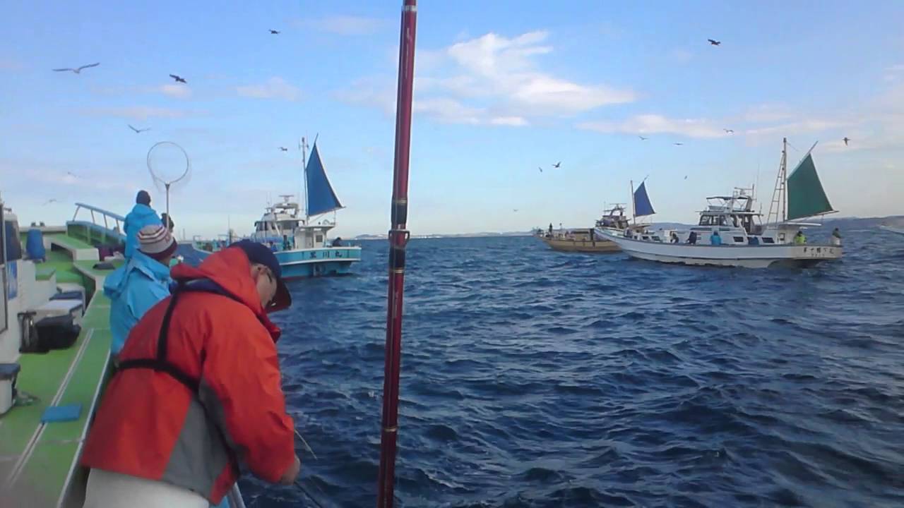 東京湾観音崎沖タチウオ釣り Youtube