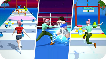 Girl Runner 3d - All Levels Gameplay Walkthrough Android, iOS GRGP01