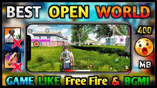 Best Battle royale mobile game for Android 😱|Open world game like BGMI & Free Fire|🔥 399MB only |🫣