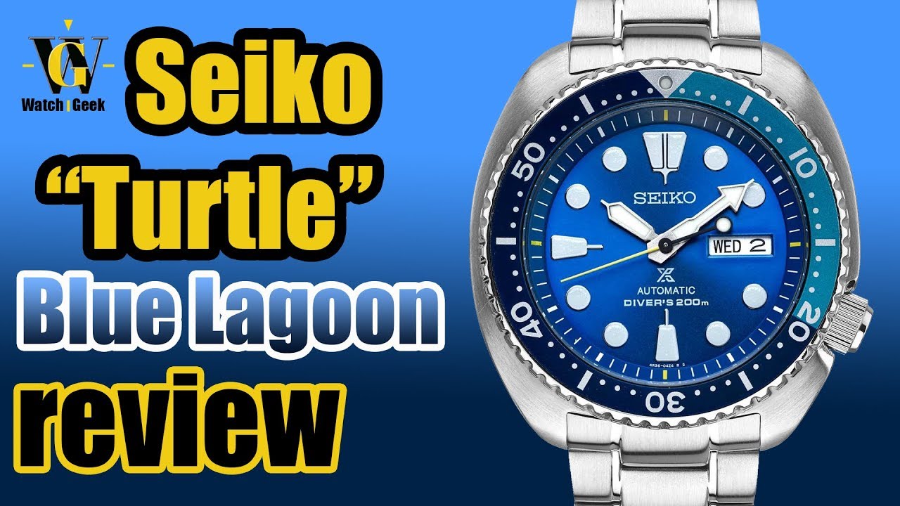 Seiko Turtle Blue Lagoon SRPB11 - In-depth review - YouTube