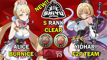 NEW Shiyu Defense! | Alice x Burnice & Yidhari! | Node 6-7 S Clear | Zenless Zone Zero ZZZ 2.4【ゼンゼロ】