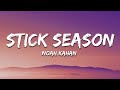 Noah kahan  stick season lyrics
