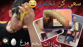 سعی کن نخندی با مجازات تخم مرغ??| چقد دردناک بود??| try not to laugh with tokhme morgh