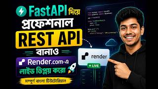 FastAPI দিয়ে প্রফেশনাল REST API বানাও | Render.com-এ লাইভ ডিপ্লয় করো (সম্পূর্ণ বাংলা টিউটোরিয়াল)