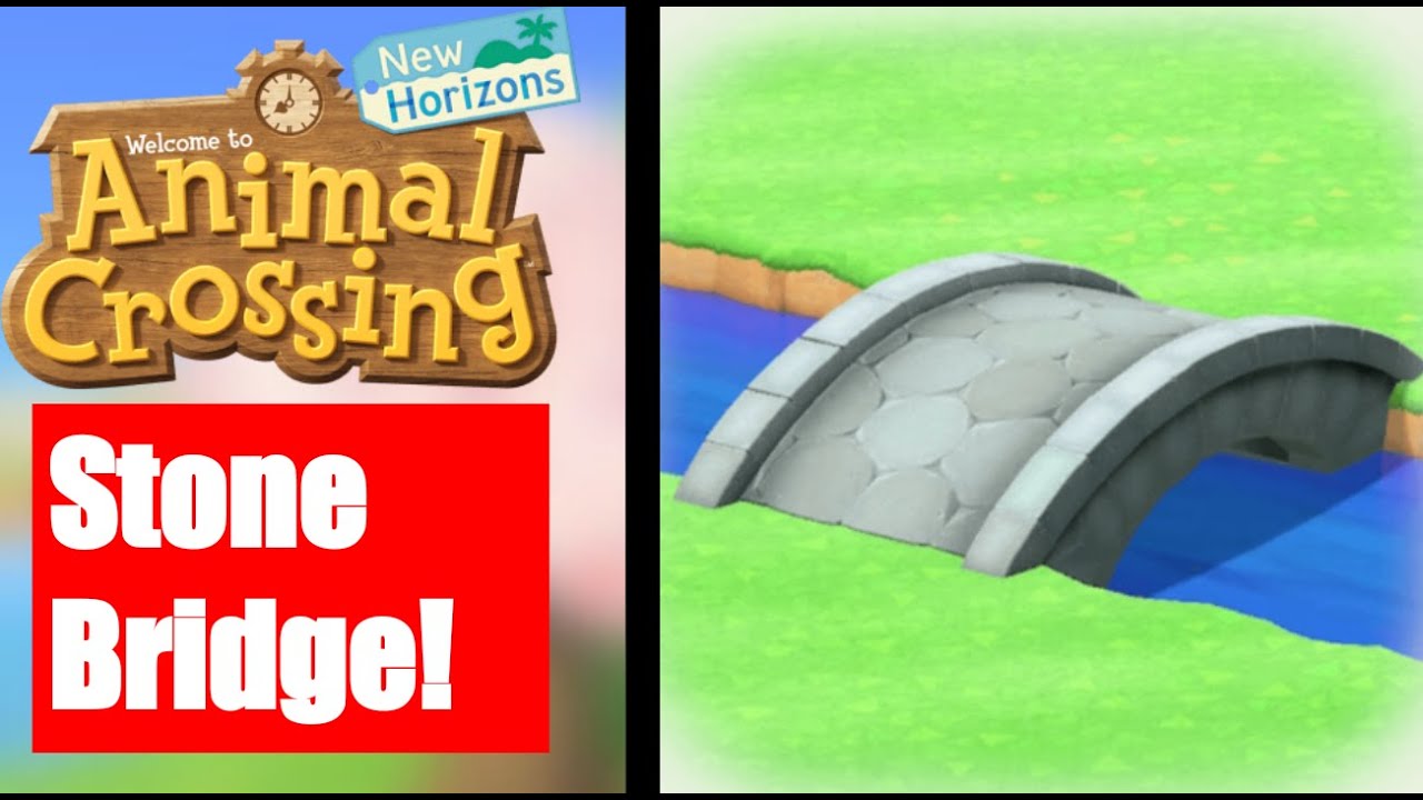 Stone Bridge Part 39 Animal Crossing New Horizons Youtube