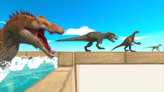 Escape From Spinosaurus Prison  Animal Revolt Battle Simulator