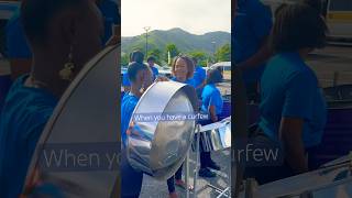 Dia tidak sabar untuk pulang. #steelpan #lucu #diegomartinboroughday #weststars