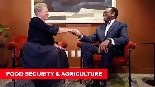 Minister Anne Beathe Tvinnereim and Minister Akinwumi Adesina Discuss Food Security & Agriculture