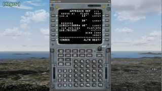 iFly 737 800 RKSS Landing practice - CDU seting. screenshot 2