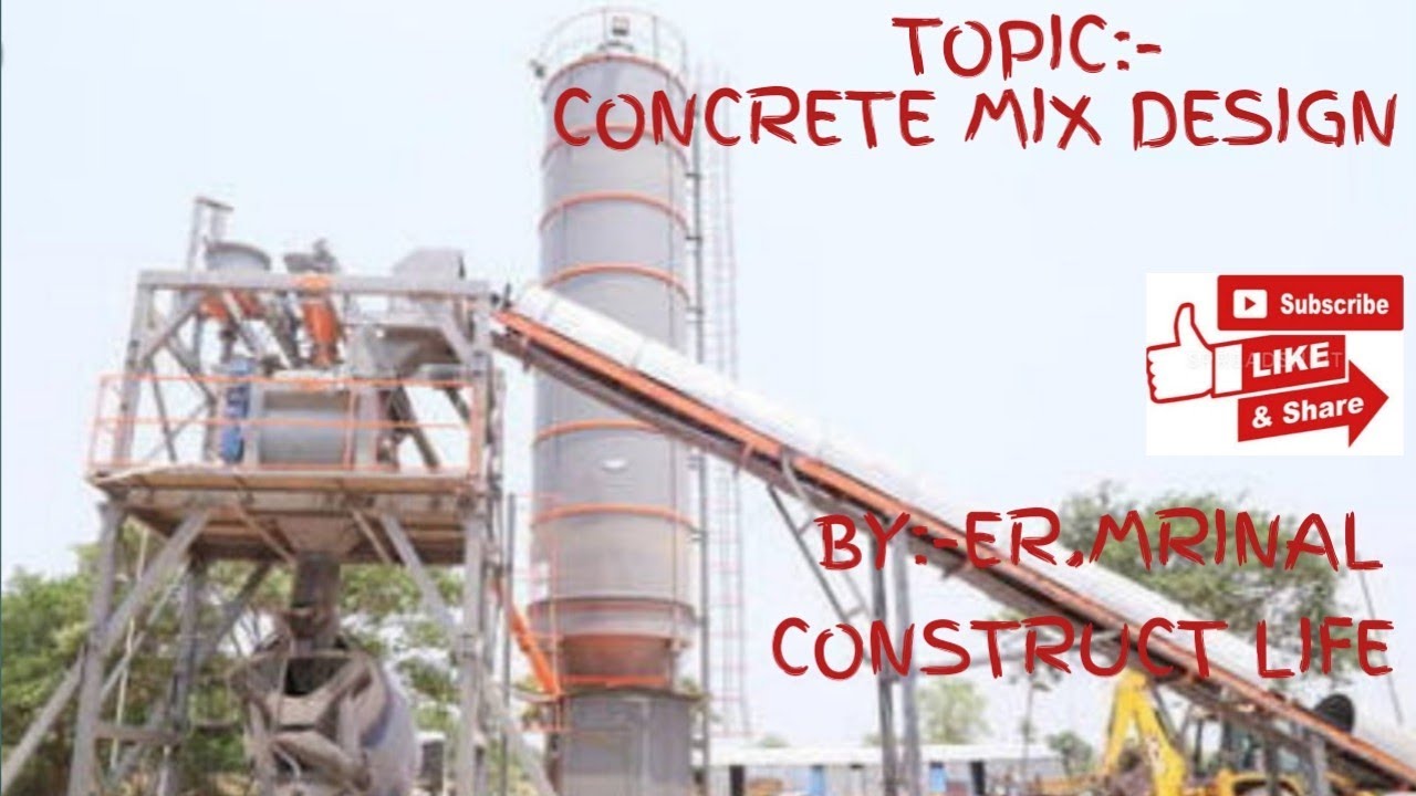 Concrete Mix Design || Grades & Proportion Of Concrete || - YouTube
