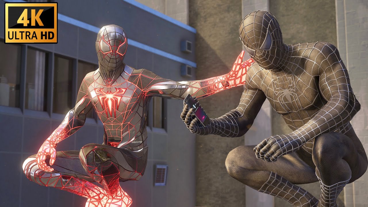 Raimi Black Webbed & Programmable Suits Saving NYC - Marvel’s Spider-Man 2 PS5 [4K 60FPS]