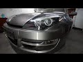 Renault Laguna. Реставрация фар и покраска бампера.