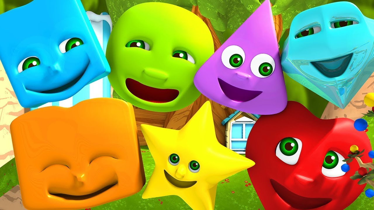 Impara Le Forme | Filastrocche In Italiano | Bambini Rime | Learn Shapes | Kids Tv Italian