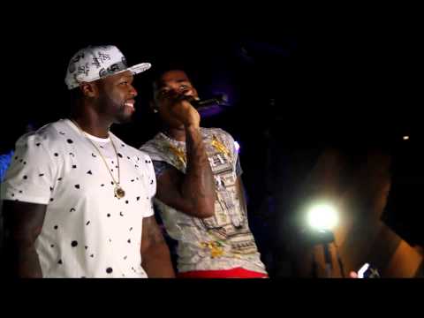 50 Cent Brings Out Yung Stakks Onstage at The Shrine