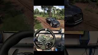 Audi RS6 on Wheel Feels INSANE 😈 | Moza R5 | Forza Horizon 5  #shorts   #forzahorizon5  #audirs6